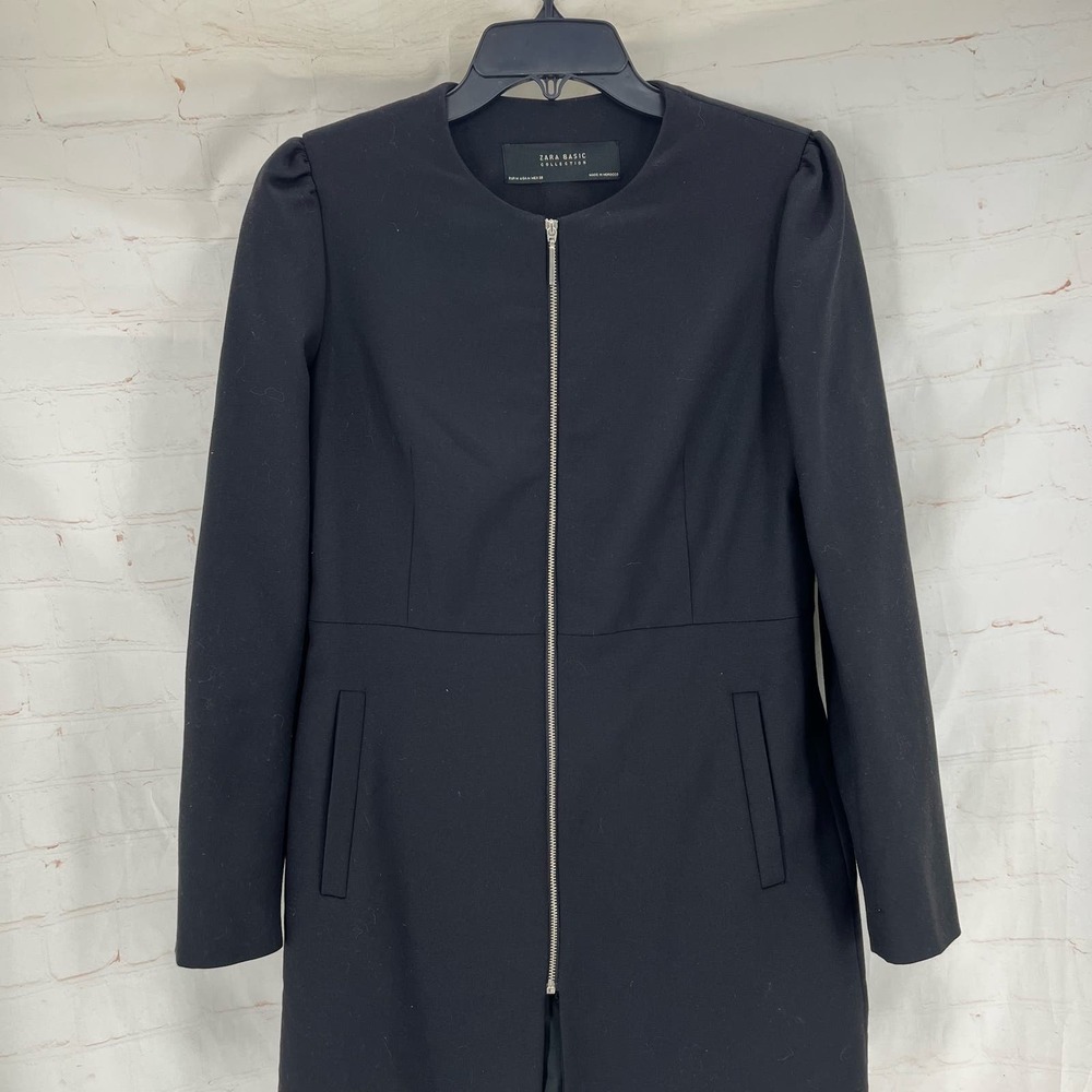 Zara Black Jacket with Gold Accents - Picture 10 of 11
